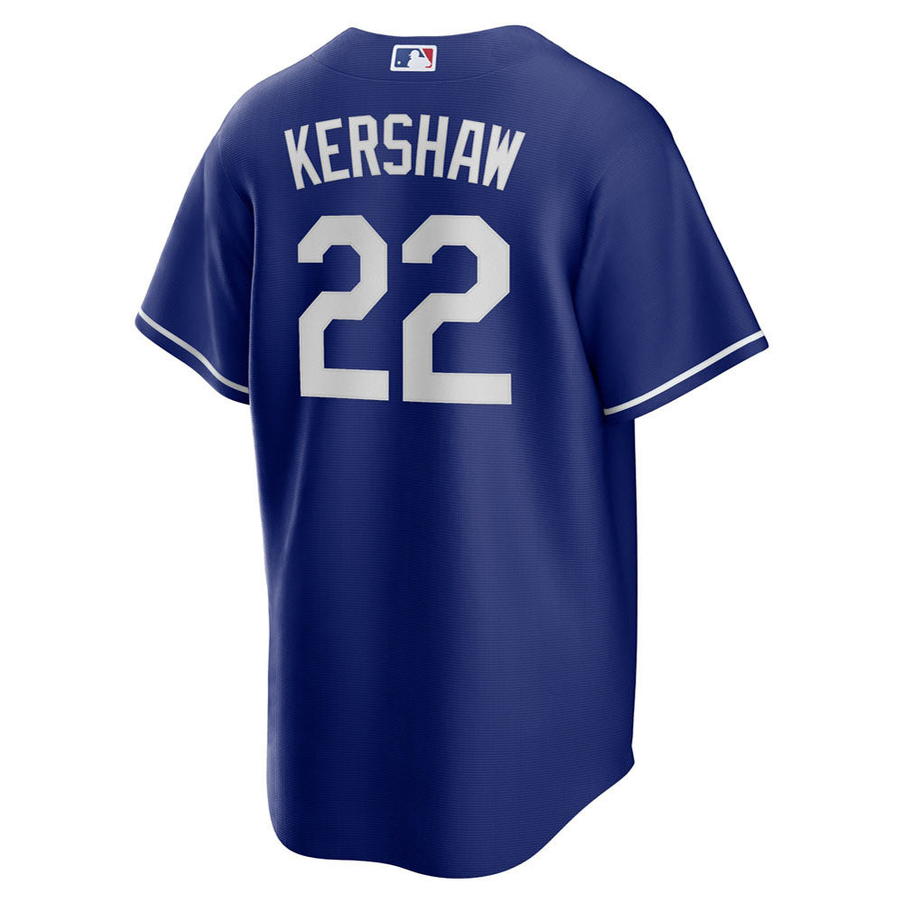 Men's Los Angeles Dodgers Clayton Kershaw Alternate Player Name Jersey - Royal