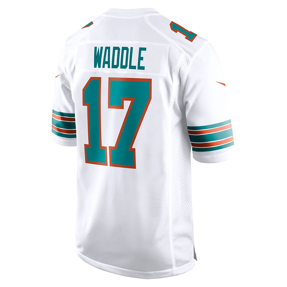 Men's Miami Dolphins Jaylen Waddle Game Jersey White
