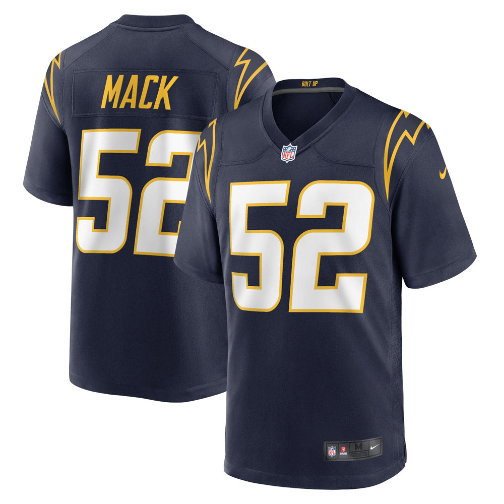 Men's Los Angeles Chargers Khalil Mack Alternate Game Jersey Navy